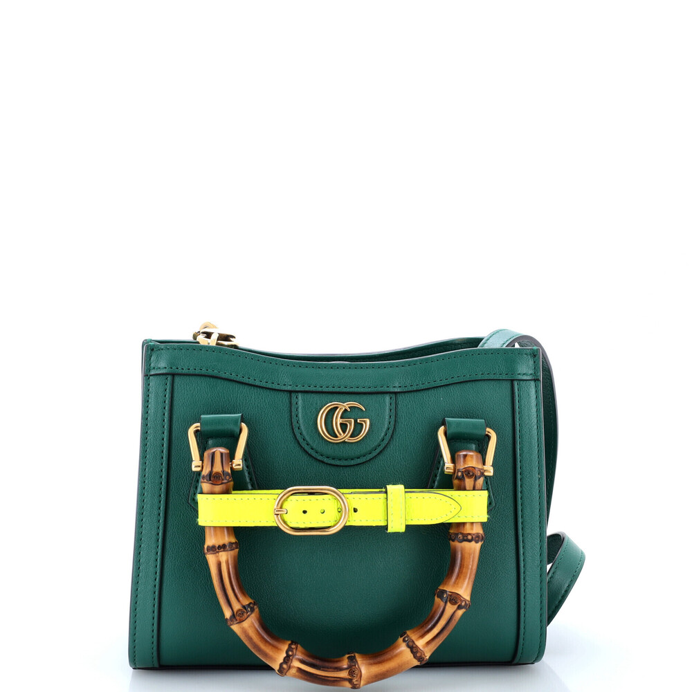 Gucci Mini Diana NM Bamboo Handle Tote Leather